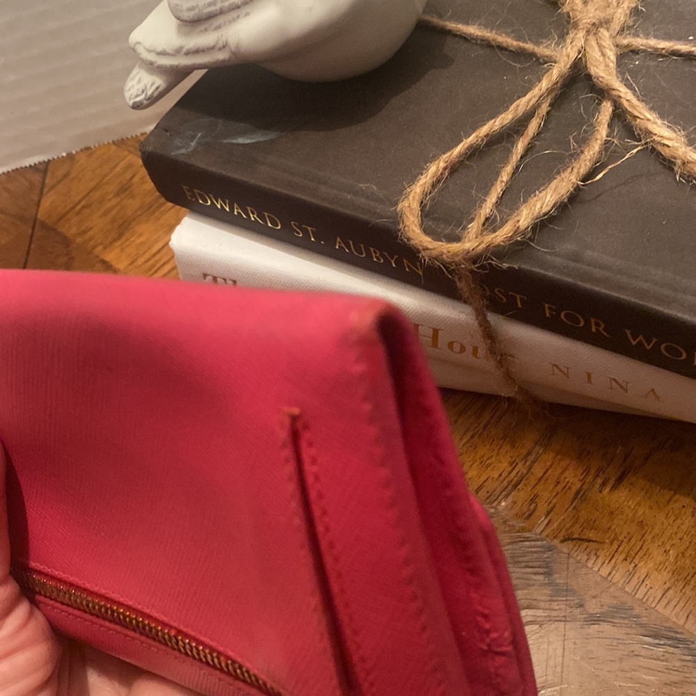 💯 AUTH. Prada pink jeweled saffiano leather wallet - Picture 8 of 14